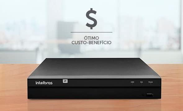 intelbras Gravador digital de vídeo NVR 8 canais PoE H.265+ NVD 1408 P 4k sem HD, Preto - Miniatura 8