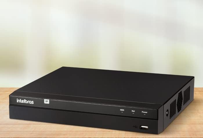 intelbras Gravador digital de vídeo NVR 8 canais PoE H.265+ NVD 1408 P 4k sem HD, Preto - Miniatura 5
