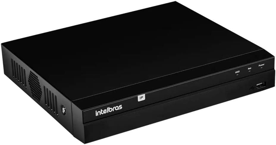 intelbras Gravador digital de vídeo NVR 8 canais PoE H.265+ NVD 1408 P 4k sem HD, Preto - Miniatura 2