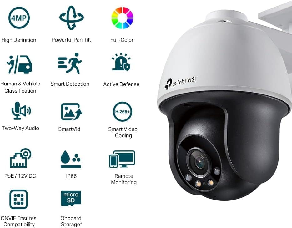 Câmera IP CFTV PoE Externa TP-Link VIGI C540 - Miniatura 6