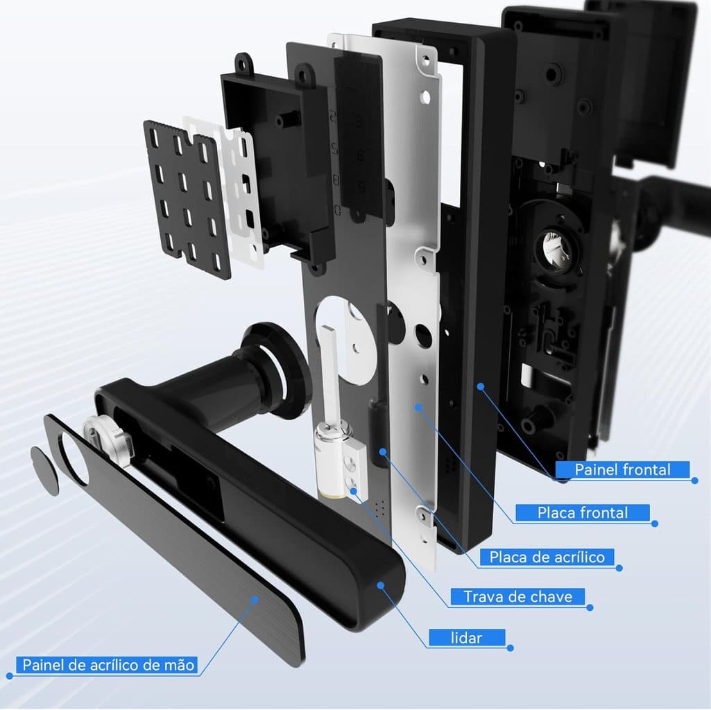 Fechadura Digital Inteligente Smart Lock - Miniatura 4