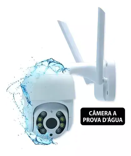 Kit 3x Câmera ip dome wi-fi Full HD externa Prova D'água + 3x Cartão | Leve 3 Pague 2 - Miniatura 7