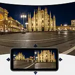 Kit 3x Câmera de Segurança Inteligente P11 Wi-Fi 4K | Dupla Lente PTZ + Fixa | Giro 360° | Visão Noturna Colorida | Áudio Bidirecional | Detecção Humana & Luz Alerta – Compatible com Alexa e Google Home + 3 Cartão de 64GB - Miniatura 5