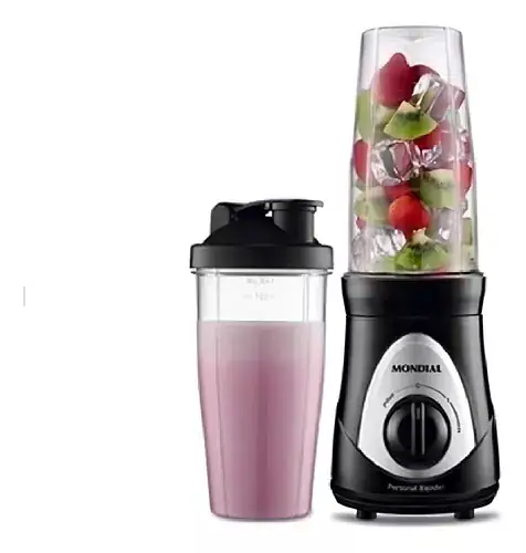 Liquidificador Portátil 750ml Personal Blender Mondial Cor Preto - Miniatura 8