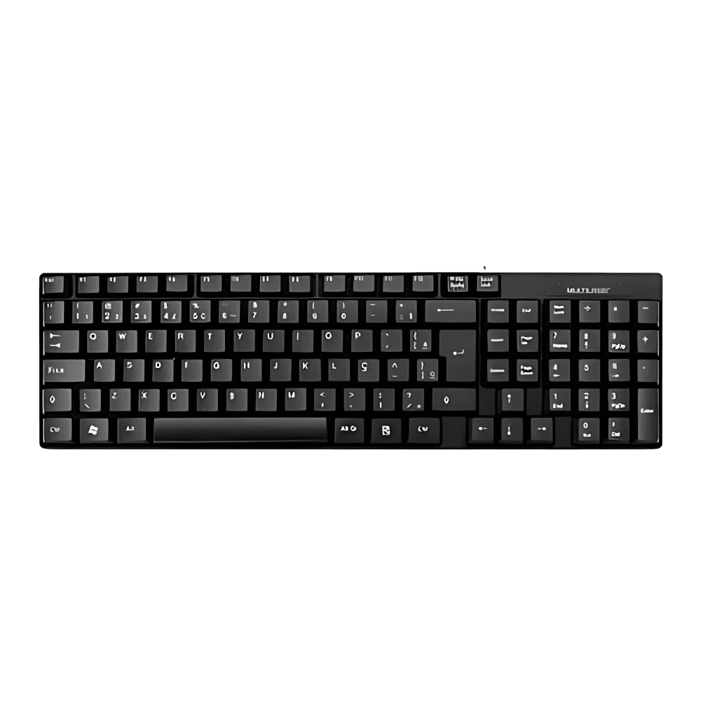 Teclado Basico Slim Preto Usb Multilaser Tc193