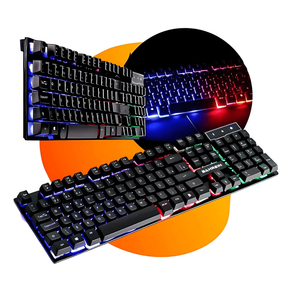 Teclado gamer Bahrein Qwerty português Brasil
