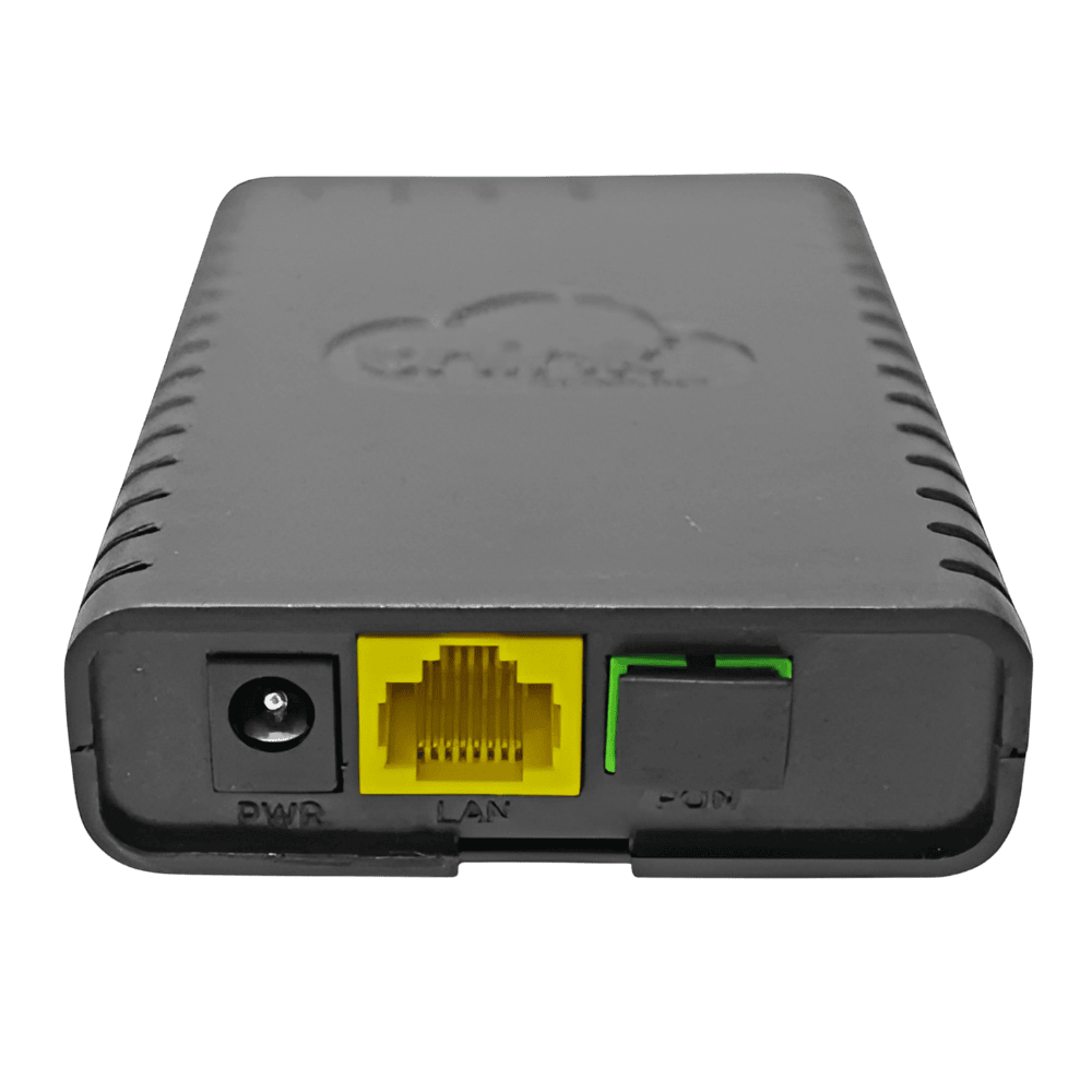 Onu 1 porta Think 1P Dual Gpon Epon PPOE TK-ONU-1P-D cor preta