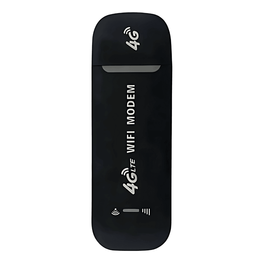 Modem 4g Lte Wifi Usb 150mbps Portátil Sim Card Chip Cor Preto