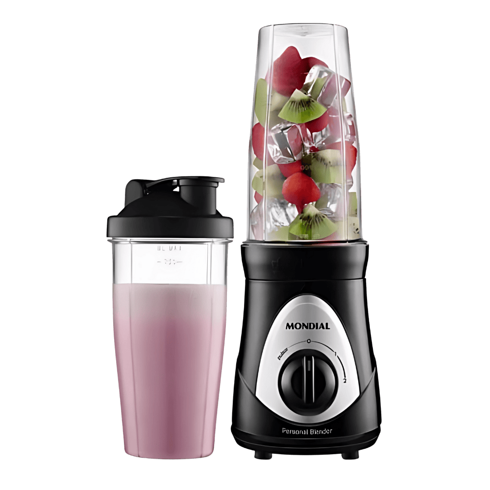 Liquidificador Portátil 750ml Personal Blender Mondial Cor Preto