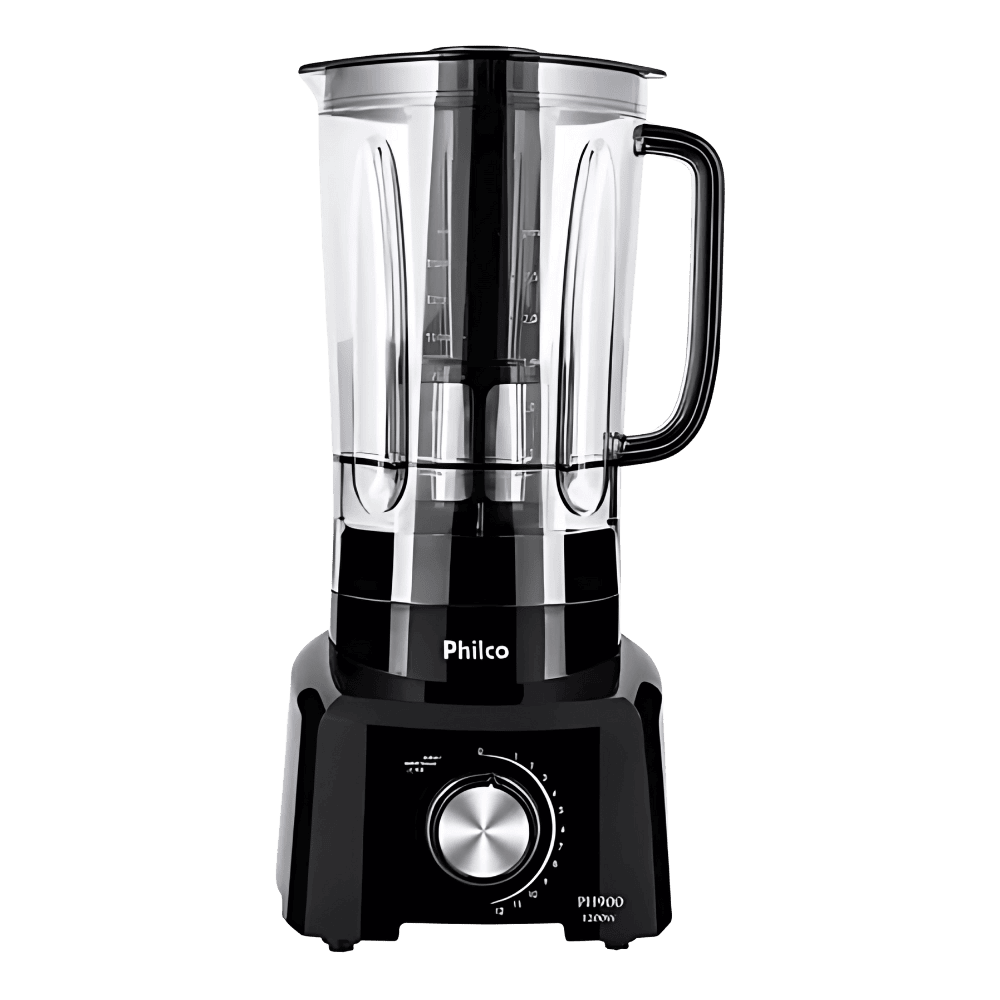 Liquidificador Com 12 Velocidades 1200W Cor Preto Philco