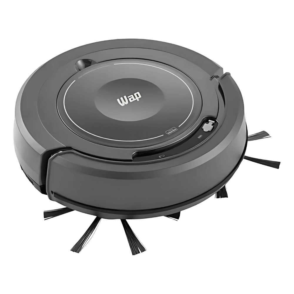 Robô Aspirador de Pó WAP ROBOT W100C - 3 em 1 Varre Aspira e Passa Pano, Sensor Antiqueda e de Impacto, 127/220V