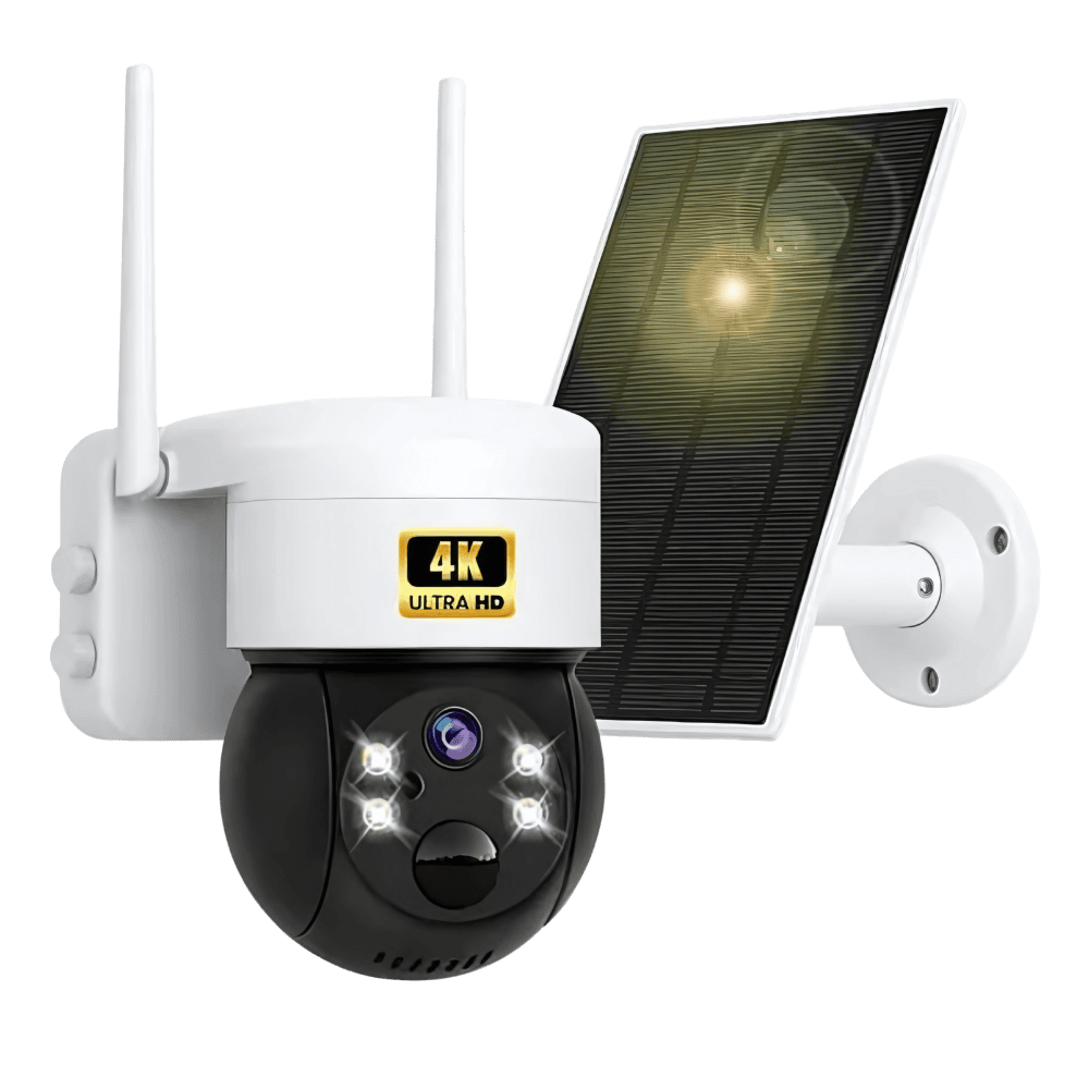 Câmera Energia Solar 4g Dupla C/ Chip Monitorar Área Rural.