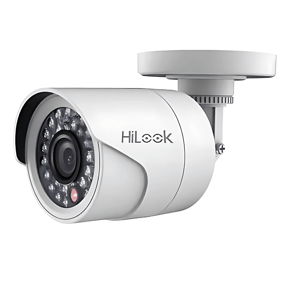 Câmera Bullet Hikvision THC B120P 2MP Alta Resolução Lente 2.8mm IR Noturna IP66 para Segurança Residencial