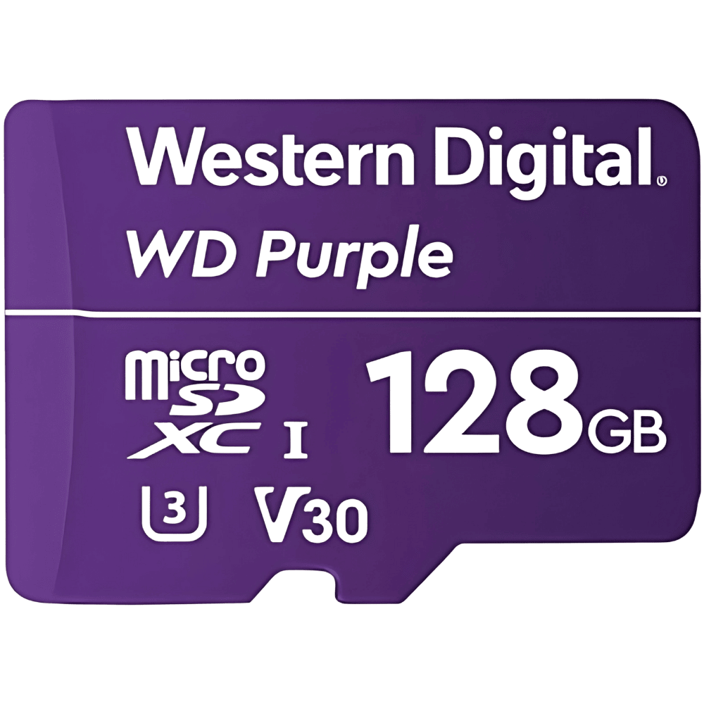 Cartão De Memória WD Purple Micro SD 128GB