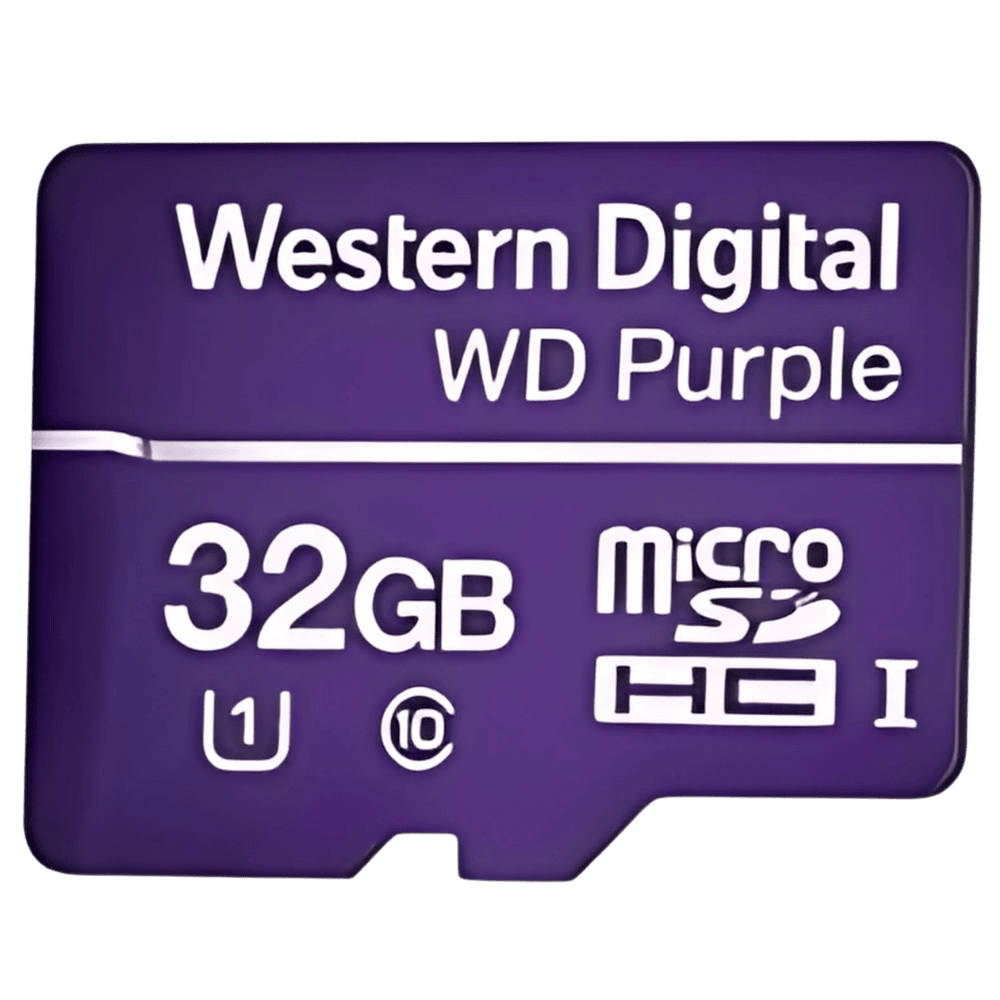 Cartão De Memória Intelbras 32GB Micro SD WD Purple