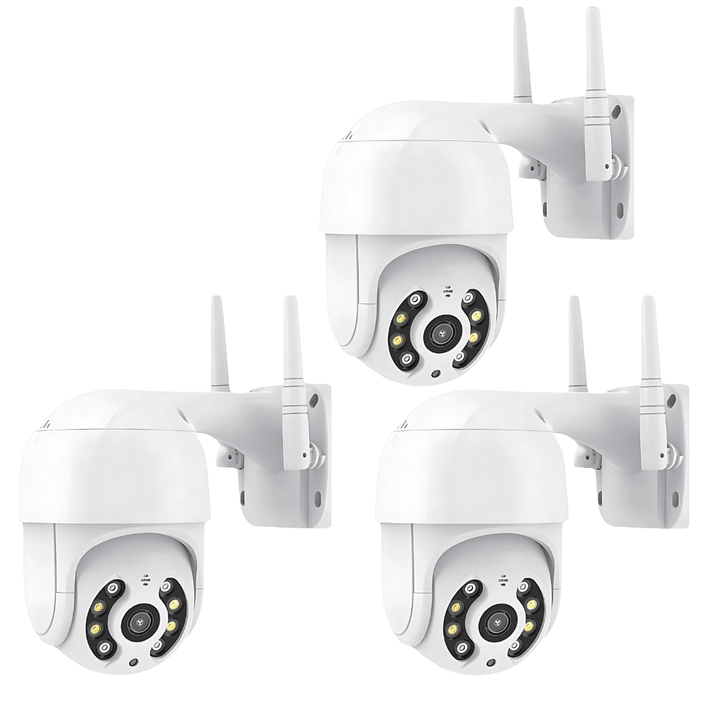 ( Leve 3 Pague 2 ) Câmera ip dome wi-fi Full HD externa Prova D'água 3 unidades