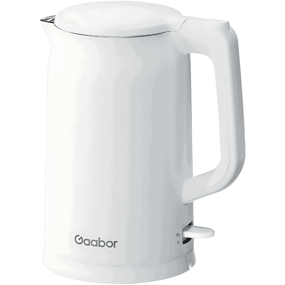 Chaleira Elétrica Branca 1,7L 1450W Aço Inox e Cabo Retrátil