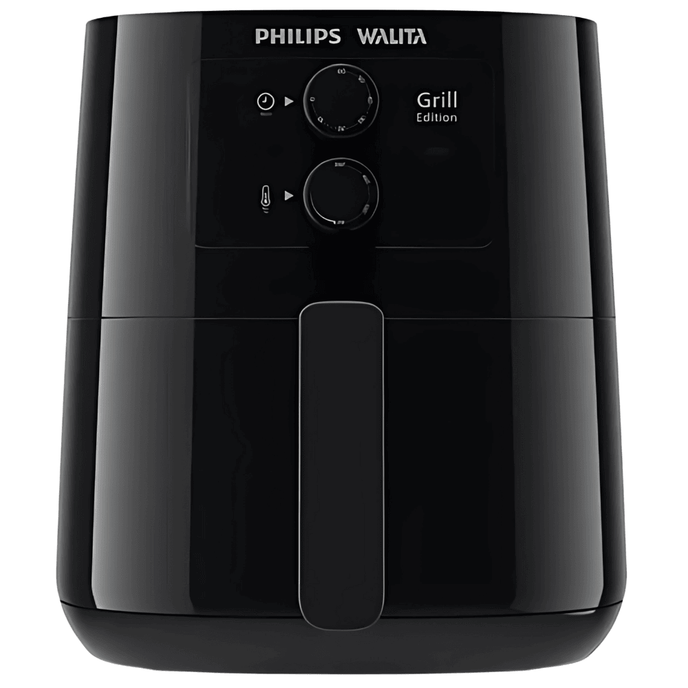 Fritadeira Elétrica Airfryer Philips Walita hd9202 Grill Edition Sem Óleo 1400W Preta
