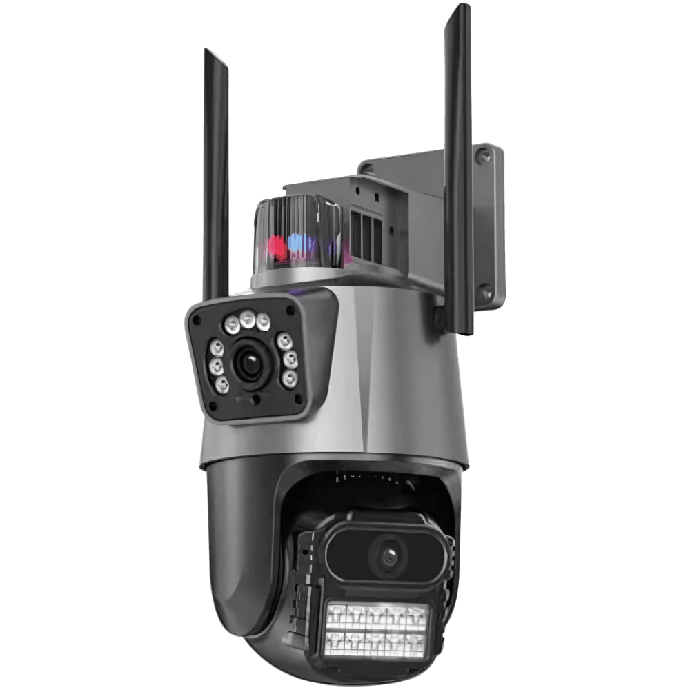 Câmera Segurança Ip Wifi Zyhum Ha-360-xm2 App Yoosee Lente Dupla 4k 6mp