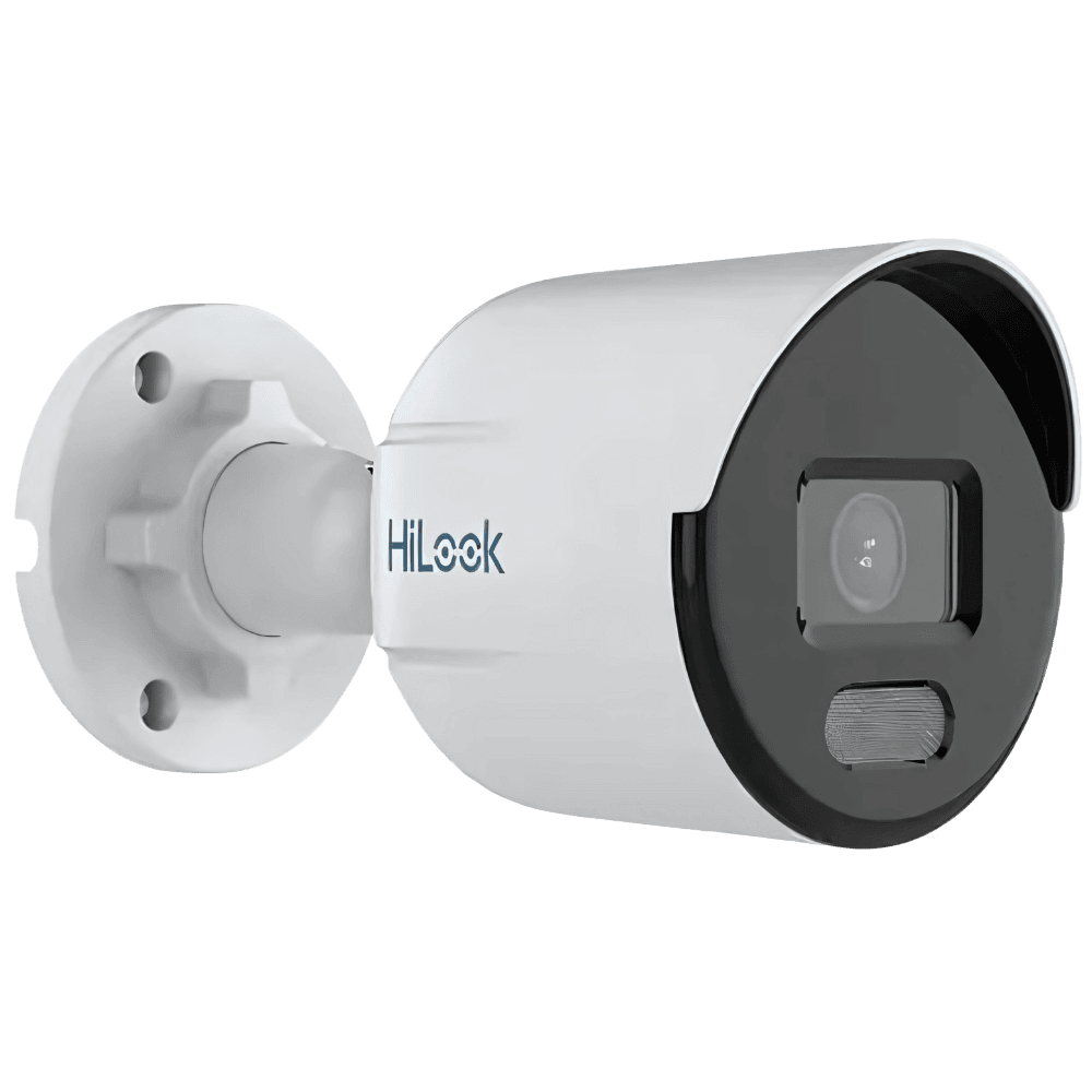 Câmera IP Bullet Hikvision IPC B129HA PoE Noturna Colorida com Alta Resolução e Lente de 2.8mm para Segurança