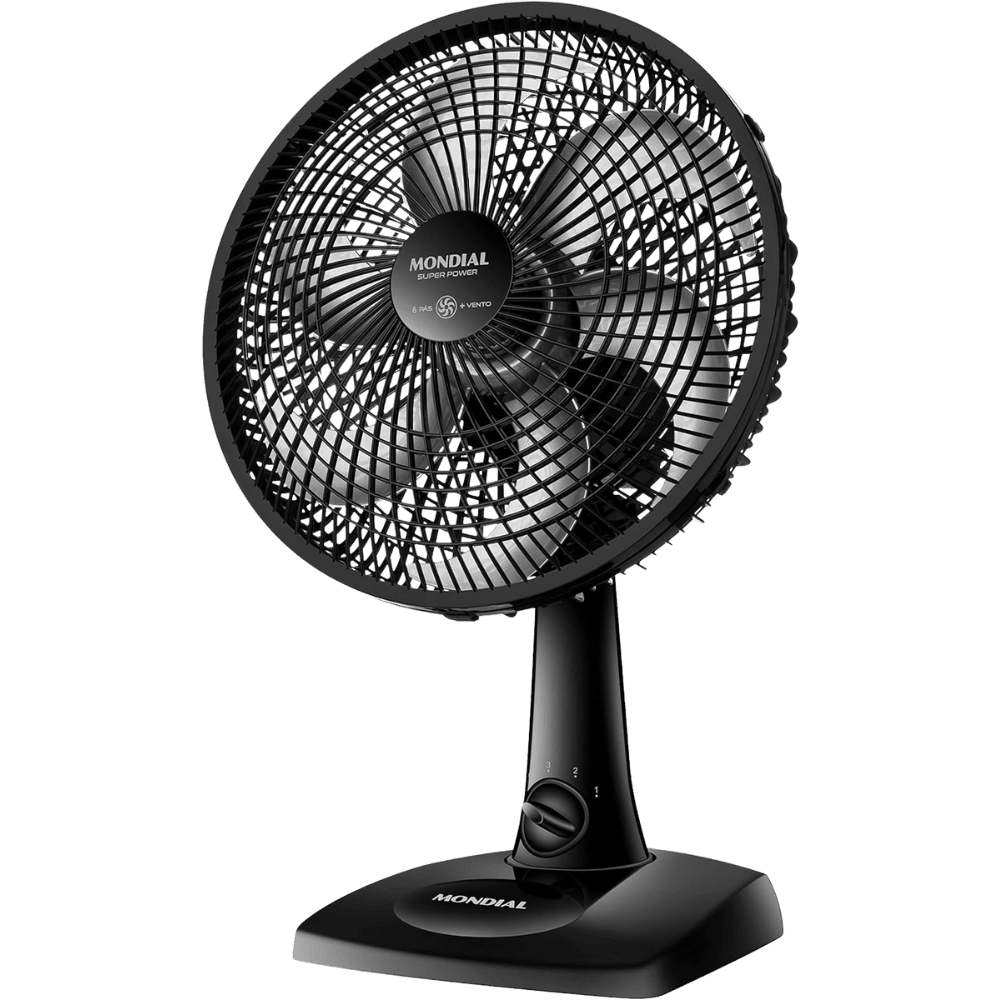Ventilador de Mesa MONDIAL Super Power 30cm com 6 Pás