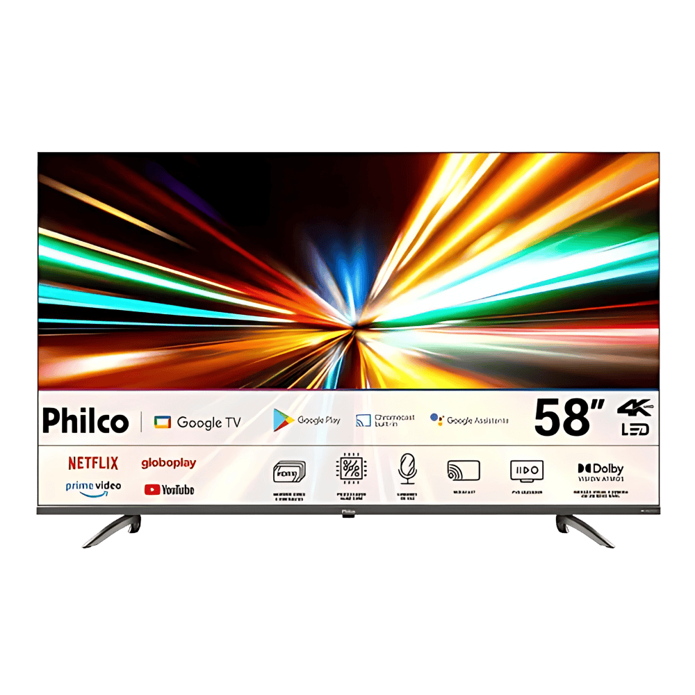 Smart Tv 58 Philco Led 4k Google Tv Hdr10 P58kga