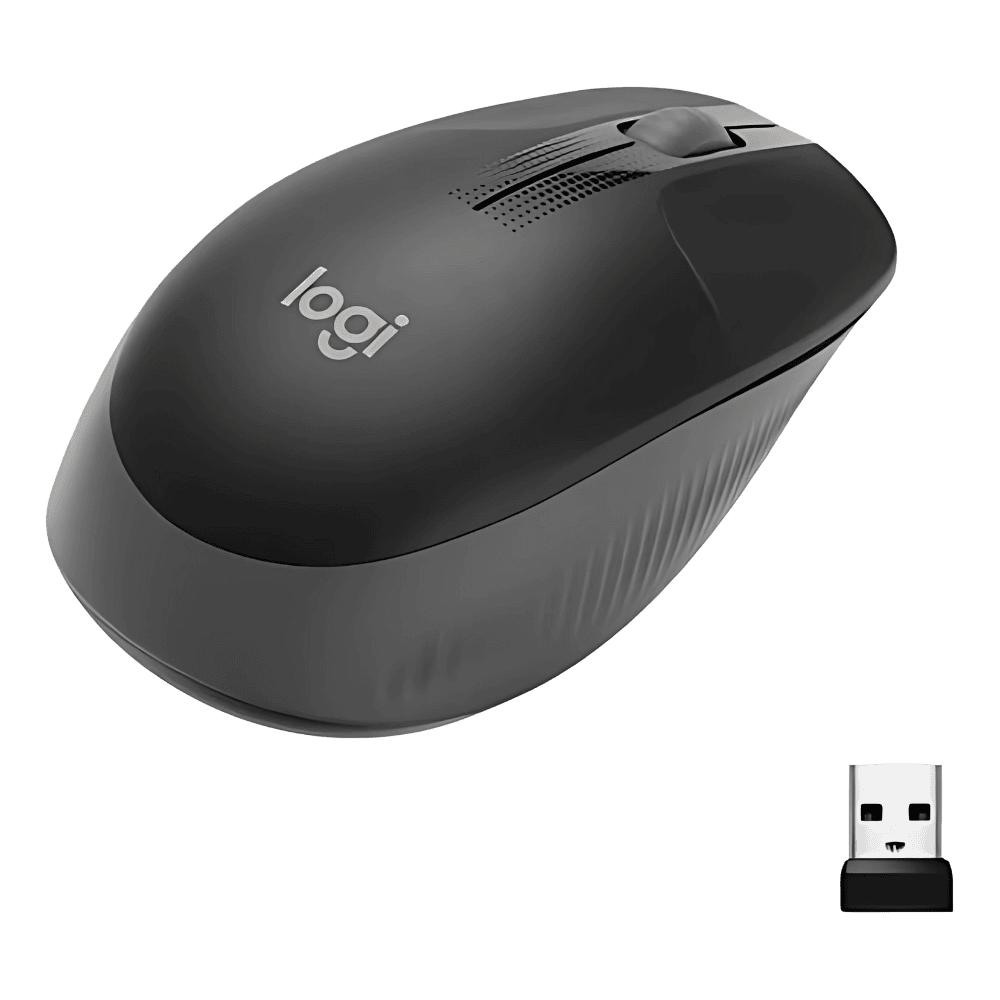 Mouse sem fio Logitech M190 com Pilha Inclusa