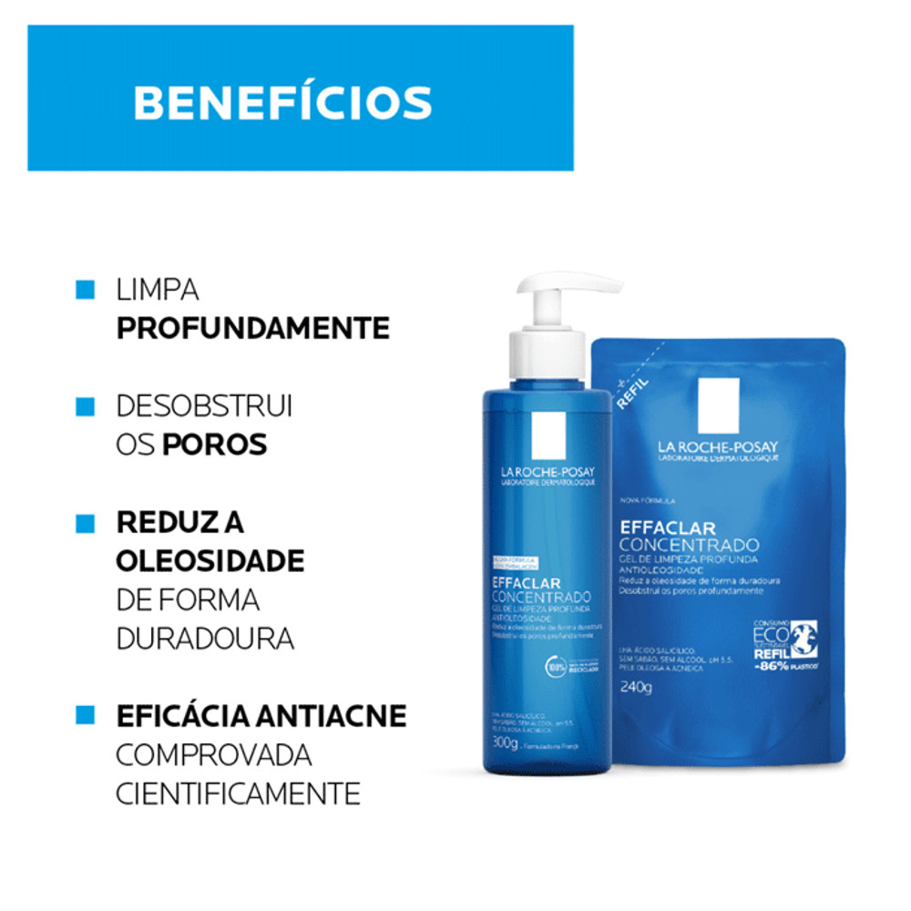 La Roche-Posay Effaclar Gel de Limpeza Concentrado - Miniatura 8