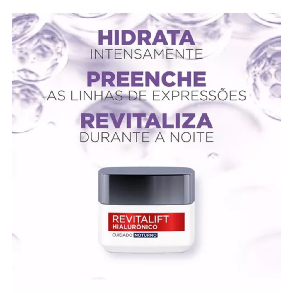 L'Oréal Paris Revitalift Hialurônico Noturno Intenso - Miniatura 3
