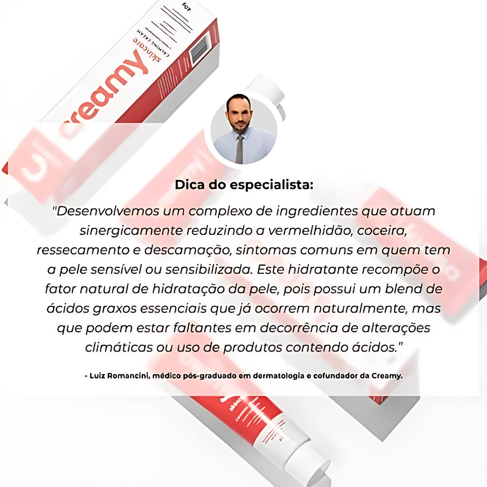 Creamy Skincare Calmante Alívio Rápido - Miniatura 2