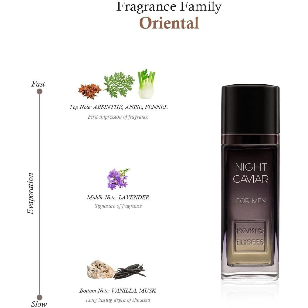 Paris Elysees Night Caviar Masculino - Miniatura 2