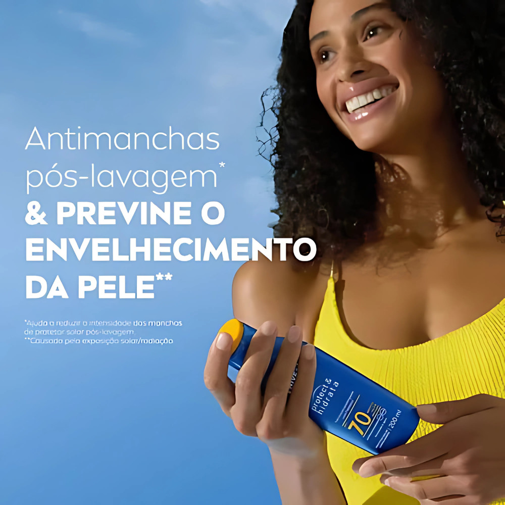 NIVEA SUN Protetor Solar FPS 70 Protect & Hidrata - Miniatura 4