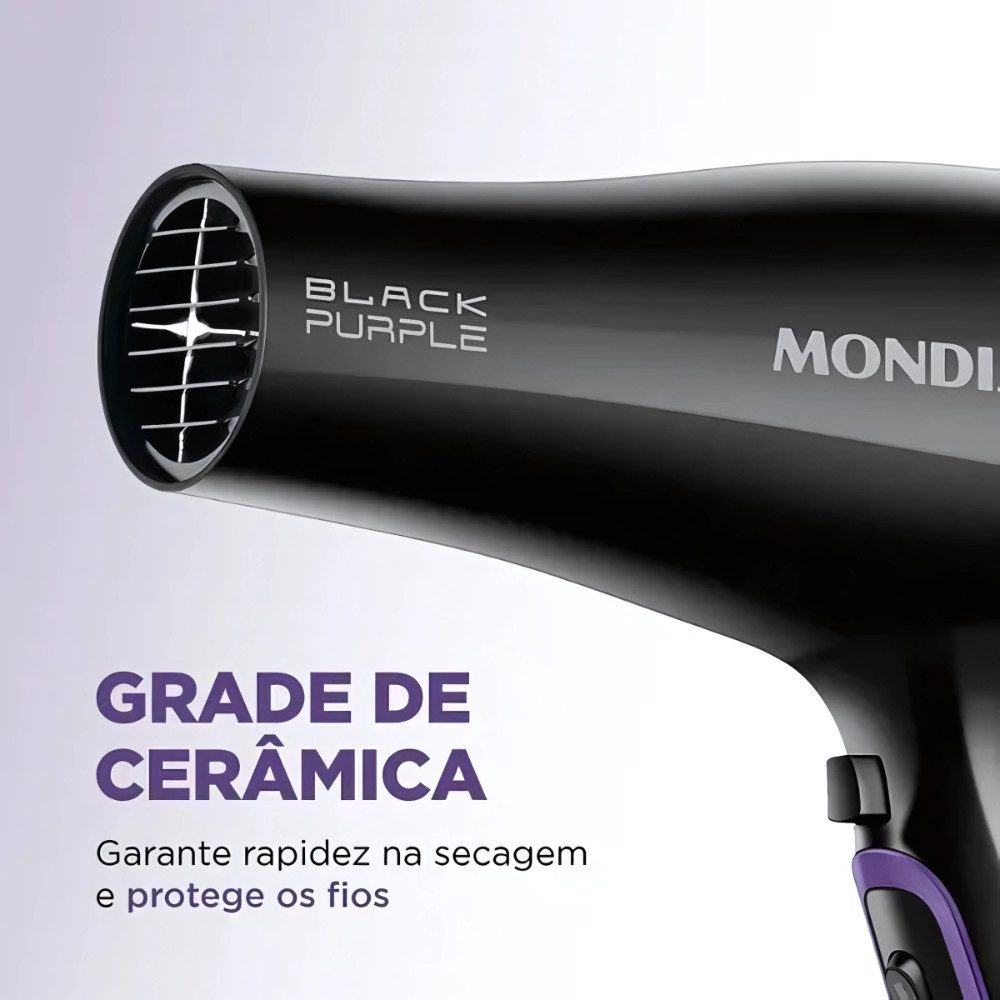 Mondial Black Purple Power 2000W - Miniatura 3