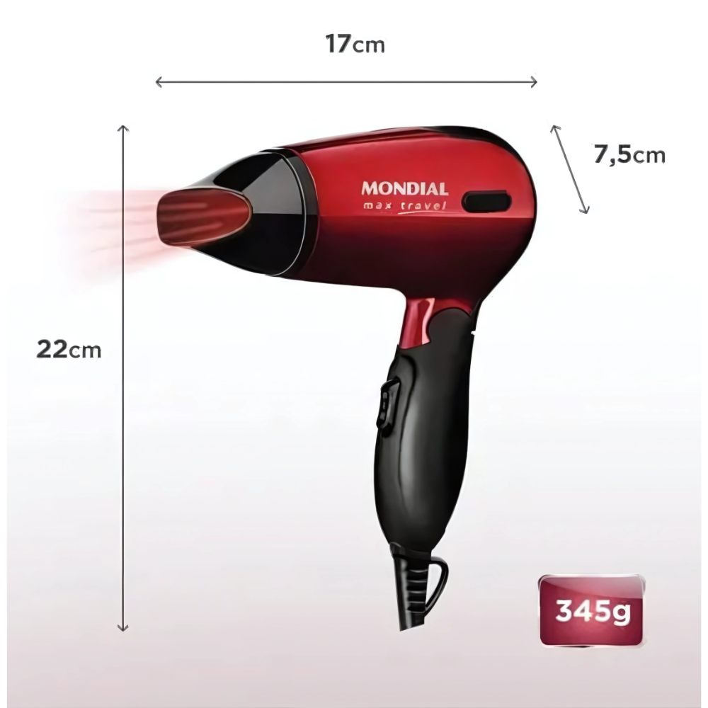Mondial Maxis Travel 1200W Compacto - Miniatura 2
