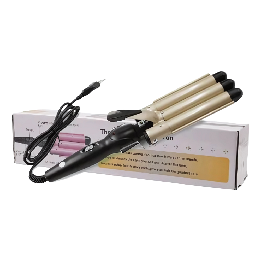 B&G SHOPPING Modelador Tri-Ondas Dourado Bivolt - Miniatura 5