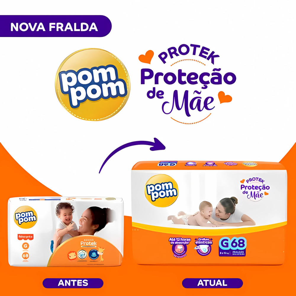 Pom Pom Derma Protek G Mega Pacote - Miniatura 2
